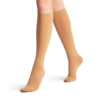 Falke Strumpfhosen Women Seidenglatt 40 Den Knee-High Socks Beige Poly...