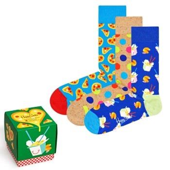 Happy socks 3P Pizza Love Sock Gift Box Mixed Baumwolle Gr 41/46