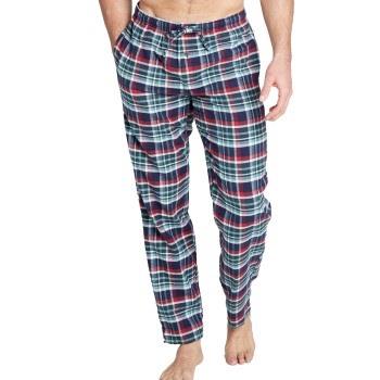 Jockey Pants Flannel Blau/Grün Baumwolle Small Herren