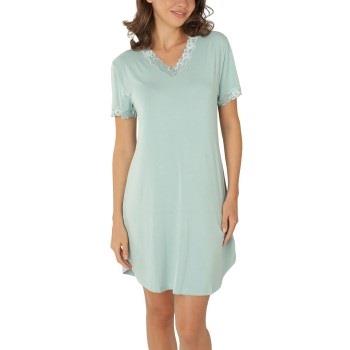 Lady Avenue Bamboo Nightdress SS Mintgrün Bambus Small Damen