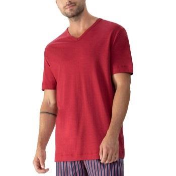 Mey Solid Night T-Shirt Rot Baumwolle Small Herren