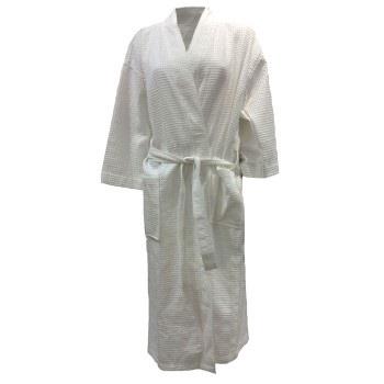 Missya Honeycomb Cotton Robe Weiß Baumwolle Medium Damen