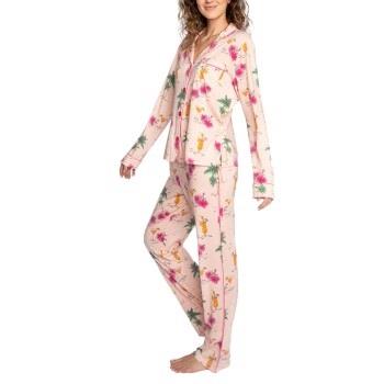 PJ Salvage Playful Prints Pyjama Hellrosa X-Large Damen