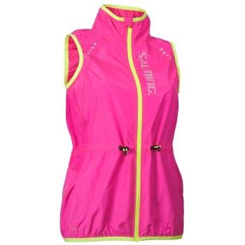 Salming Skyline Vest Women Rosa Polyester Small Damen