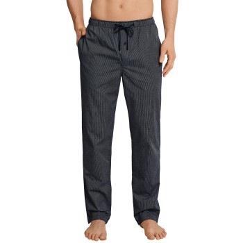 Schiesser Mix and Relax Woven Lounge Pants Dunkelblau gewebte Baumwoll...