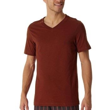 Schiesser Mix Plus Relax T Shirt Weinrot 50 Herren