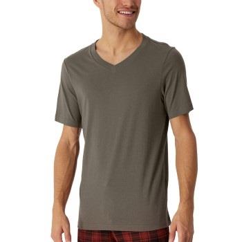 Schiesser Mix Plus Relax T Shirt Braun 50 Herren