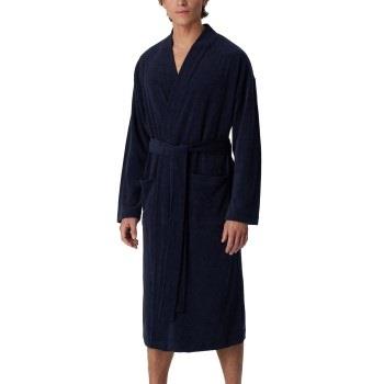 Schiesser Terry Bathrobe Marine Small Herren