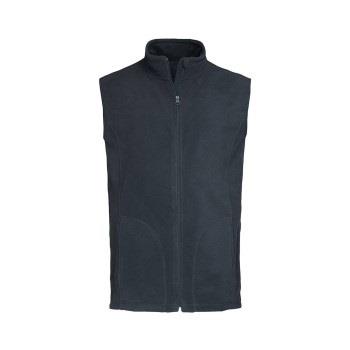 Stedman Active Fleece Vest For Men Dunkelblau Polyester Small Herren