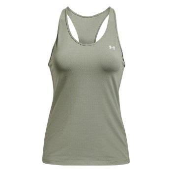 Under Armour 3P HeatGear Racer Tank Hellgrün Polyester Large Damen