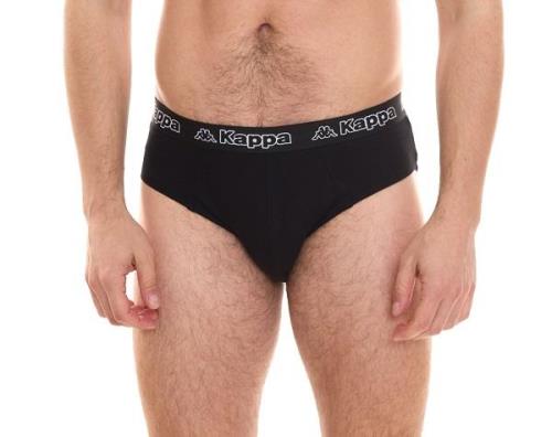 Kappa Herren Slip mit Baumwoll-Stretch Unterwäsche mit Logobund Unterh...