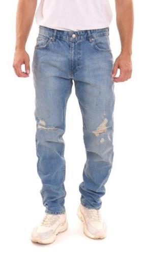 2Y Premium Herren Jeans stylische Denim-Hose im Used-Look B6784BLU Bla...