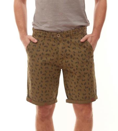 BLEND Herren Chino-Shorts klassische kurze Hose mit Feder-Print Allove...