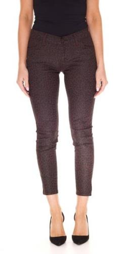 LTB Lonia Coated Damen Super Skinny Jeans mit Leopard-Waschung Mid Ris...