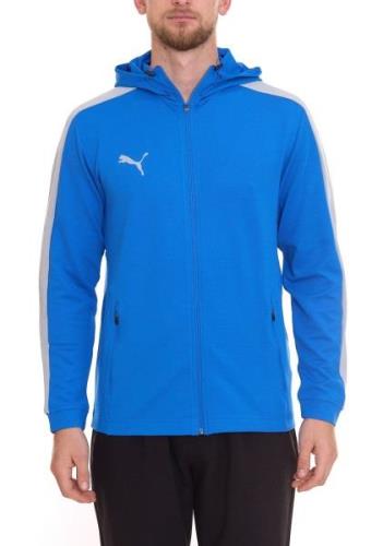 PUMA Herren Kapuzen-Jacke Sport-Jacke Basketball-Jacke 605072 05 Blau/...