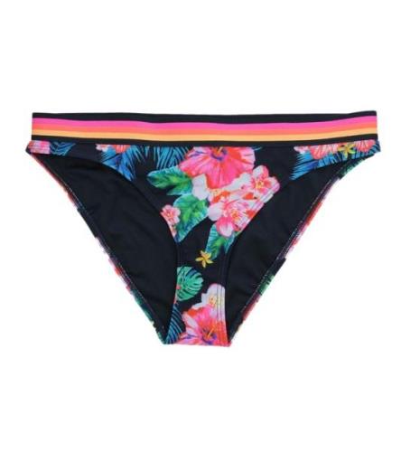 Superdry Damen Bikini-Slip mit Allover Blümchen-Print modische Bademod...