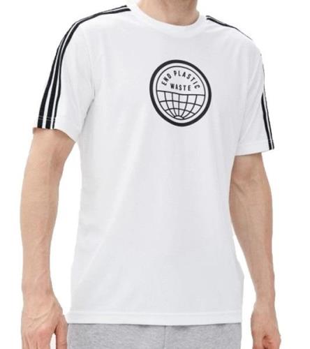 adidas PrimeBlue End Plastic Waste 3-Stripes Graphic Tee Herren T-Shir...