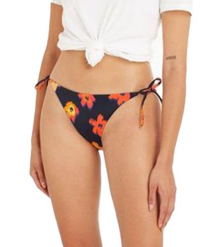 TOMMY HILFIGER Damen Bikini-Slip mit Allover Blümchen-Print Bade-Hose ...