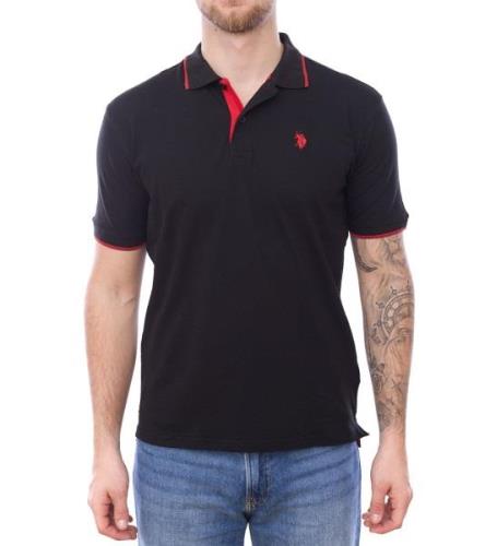 U.S. POLO ASSN. Herren Polo-Shirt Basic-Shirt Baumwoll-Shirt Kurzarm-S...