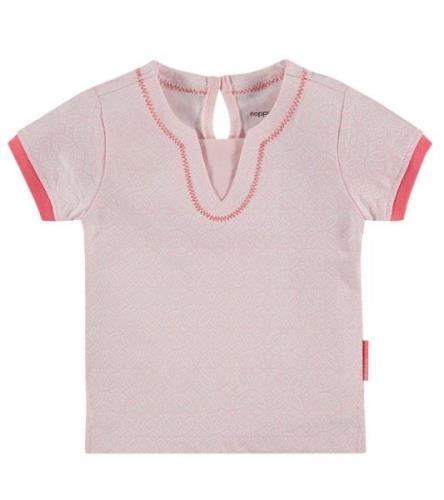 noppies T-Shirt geblümtes Kinder Sommer-Shirt mit Knopfverschluss im N...