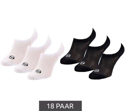 18 Paar Sergio Tacchini Invisible Footie Füßlinge kurze Sommer-Socken ...