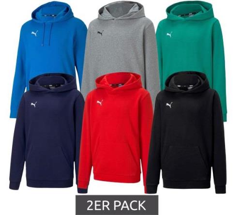 2er Sparpack PUMA teamGOAL 23 Casuals Kinder Hoody mit Kängurutasche K...