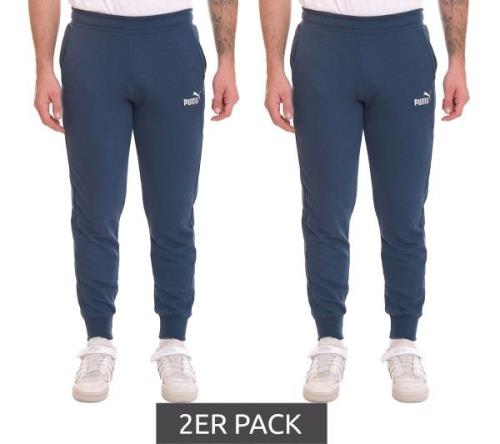 2er Sparpack PUMA ESS Logo Herren Jogginghose stylische Sweat-Hose mit...