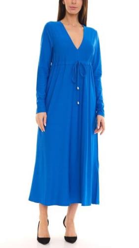 Aniston CASUAL Damen Sommer-Kleid Maxi-Kleid Langarm-Kleid 49417724 Bl...