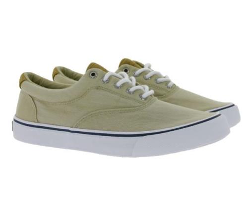 SPERRY Bahama Striper II Cvo SW Herren Leinen-Sneaker mit Wave-Siping-...