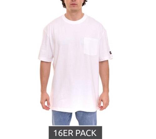 16er Pack Dickies Basic Herren T-Shirt Baumwoll-Shirt Arbeits-Shirt Co...