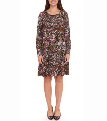 Aniston SELECTED Damen Mini-Kleid mit Paisley Muster Langarm-Kleid 430...