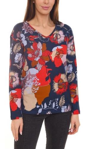 BOYSEN´S Damen Druck-Shirt mit Allover-Print Langarm-Bluse 39077013 Gr...