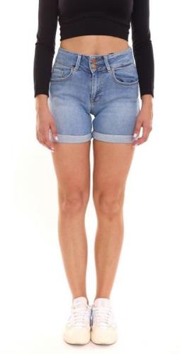 LTB Becky X Damen Jeans-Shorts mit Zwei-Knopf-Bund kurze Hose Jeans-Sh...