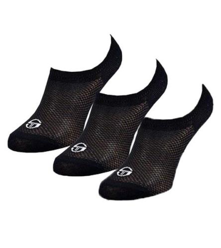 3 Paar Sergio Tacchini Invisible Footie Füßlinge kurze Socken Baumwoll...