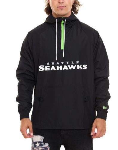 NEW ERA NFL OVERLAP LOGO Herren Seattle Seahwaks Windbreaker Kapuzen-J...