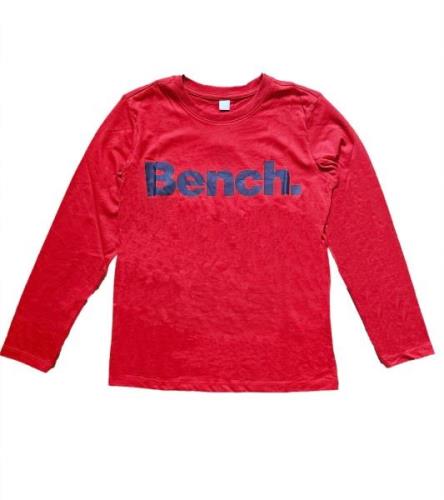 Bench. Kinder Baumwoll-Pullover mit großem Marken Schriftzug Langarm-S...