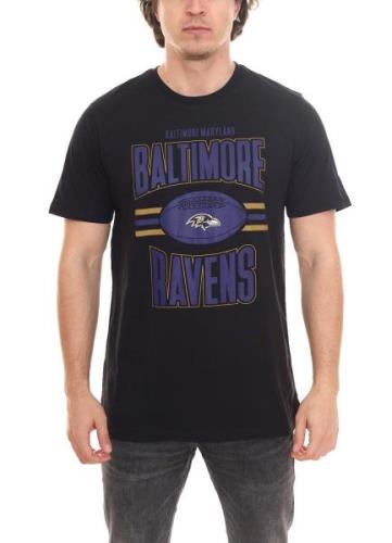 NEW ERA NFL Baltimore Ravens Herren Baumwoll-Shirt trendiges Kurzarm-S...