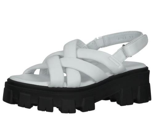 ILC Damen Sandalette Riemchen-Sandalen mit derber Sohle Echtleder C45-...