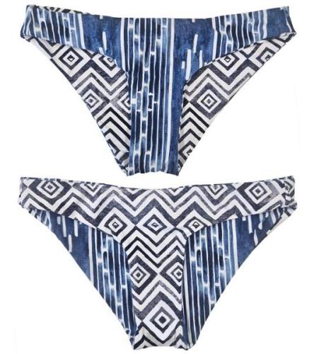 RIP CURL Moon Tide Revo Damen Bikini-Unterteil wende Bademode gestreif...