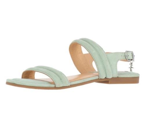 MEXX JACKY Damen Echtleder-Schuhe Sommer-Sandalen aus Veloursleder MXS...