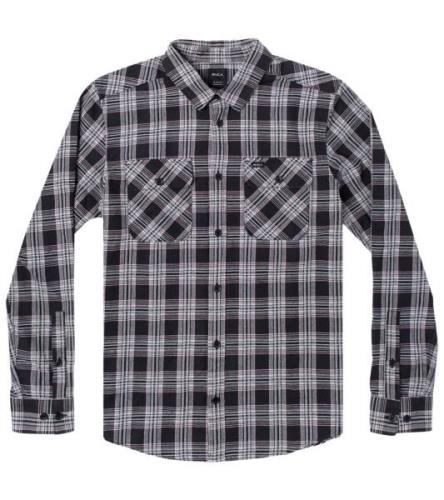 RVCA Thatll Work Herren Übergangs-Hemd karierte Alltags-Hemd Flannel-H...