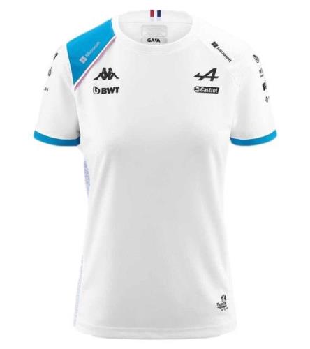 Kappa X ALPINE Formel 1 F1 Damen T-Shirt mit HYDRO WAY PROTECTION-Tech...