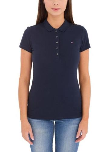 Tommy Hilfiger New Chiara Damen Polo-Shirt Baumwoll-Shirt Kurzarm-Shir...