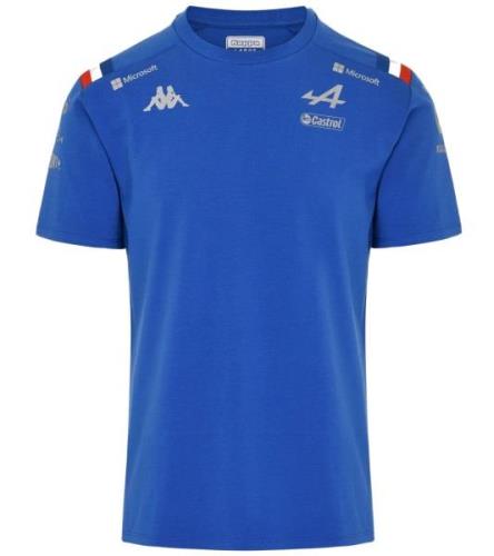 Kappa X ALPINE Formel 1 F1 Kinder T-Shirt mit HYDRO WAY PROTECTION-Tec...